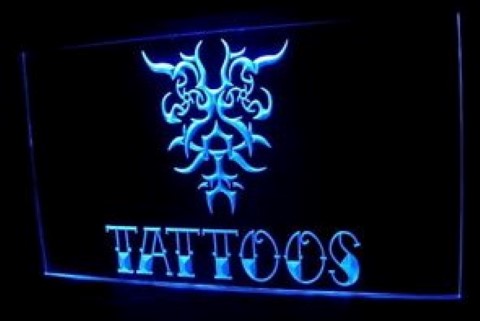Tattoo Art Ink Shop LED Neon Sign